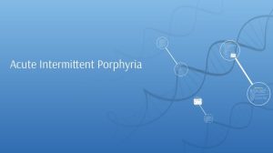 پورفیریای متناوب حاد