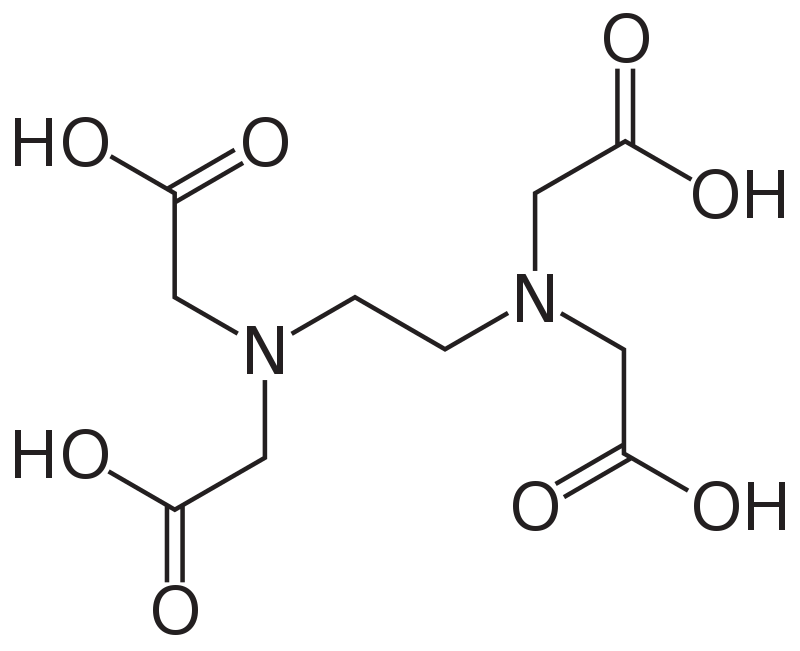 فرمول ساختاری edta