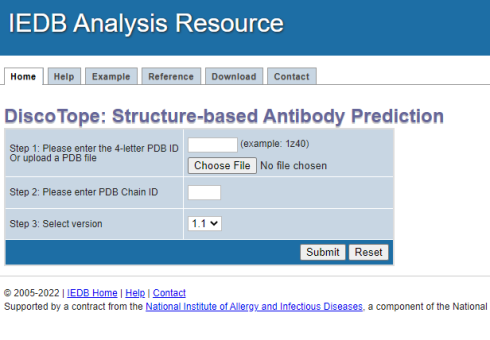iedb analysis resource