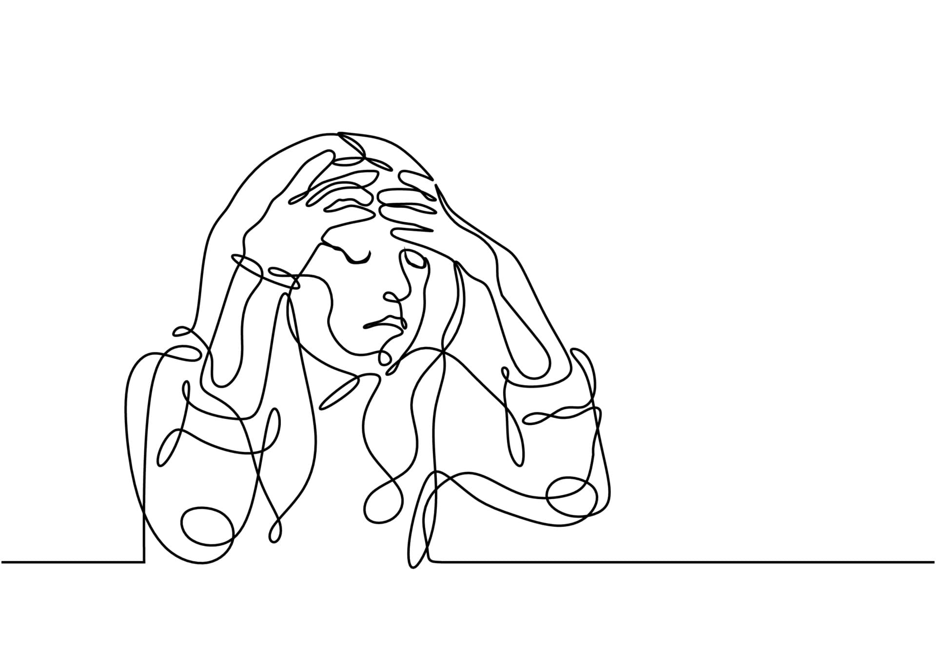 اضطراب در یک زن