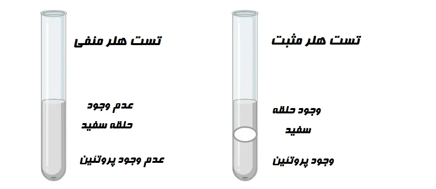نتایج تست هلر