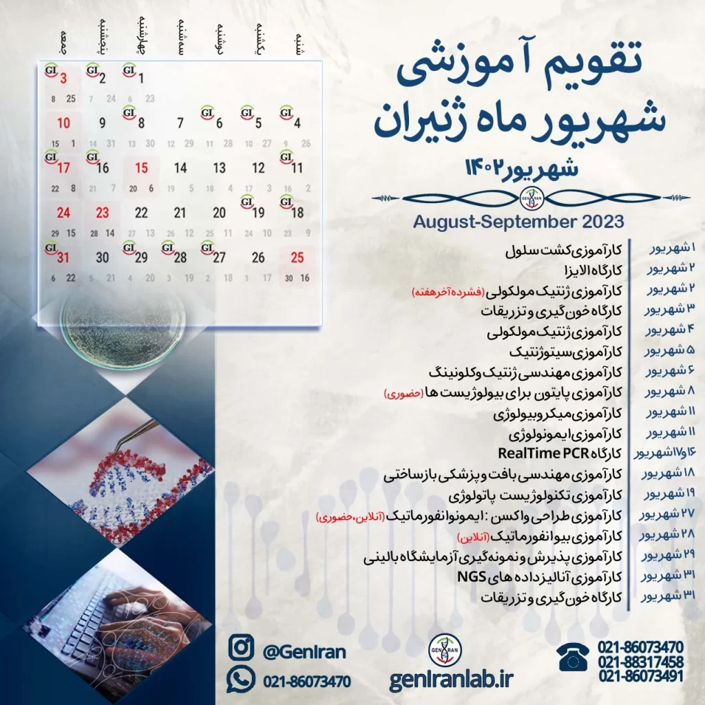 تقویم شهریور 1402