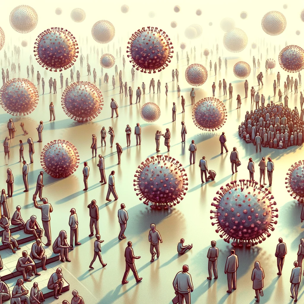 ویروس در جمعیت