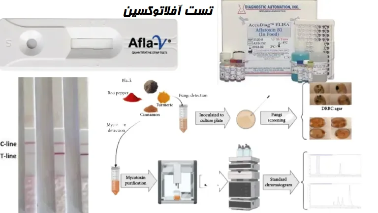 روشهای تست آفلاتوکسین