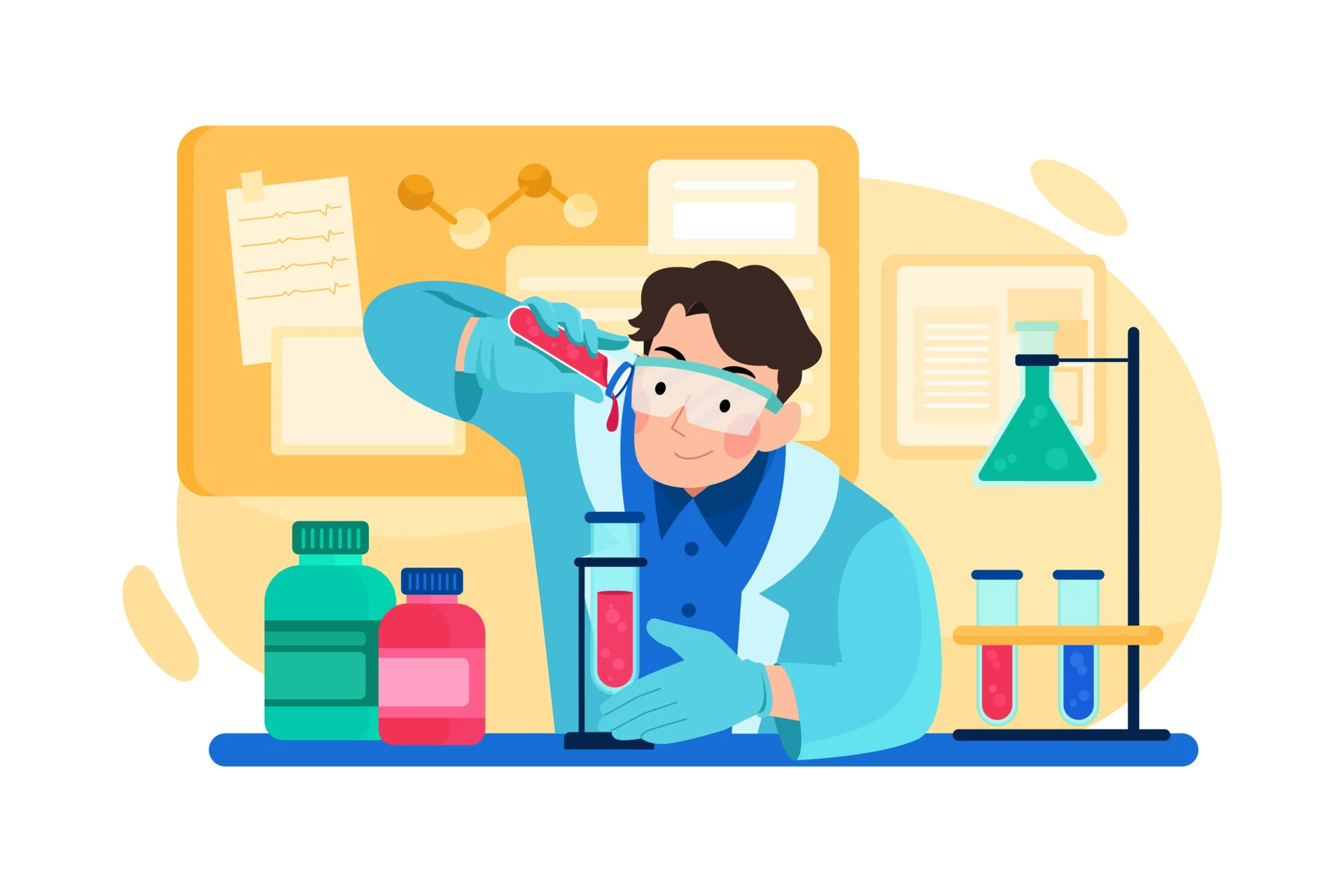 کار در آزمایشگاه