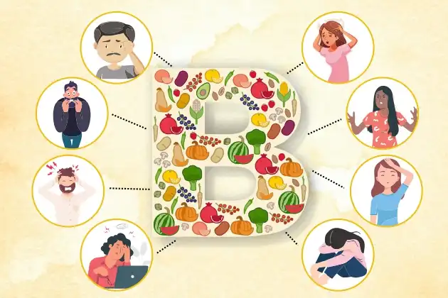 علائم کمبود ویتامین B