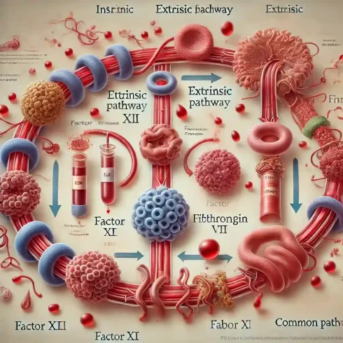 مسیرهای انعقادی خون و آزمایشات مرتبط با آن
