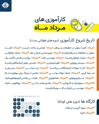 تقویم مرداد