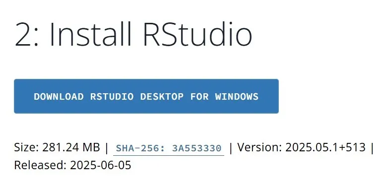 دانلود و نصب RStudio