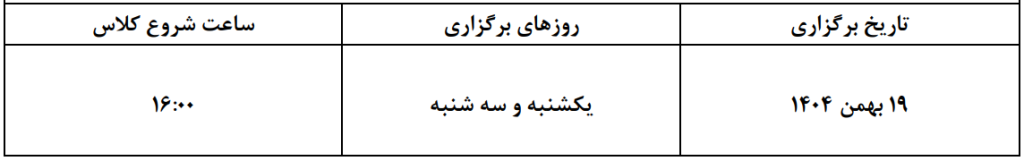 برنامه جامع