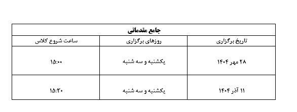 جامع برنامه